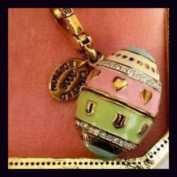Juicy Couture Easter Egg With Yorkie Charm